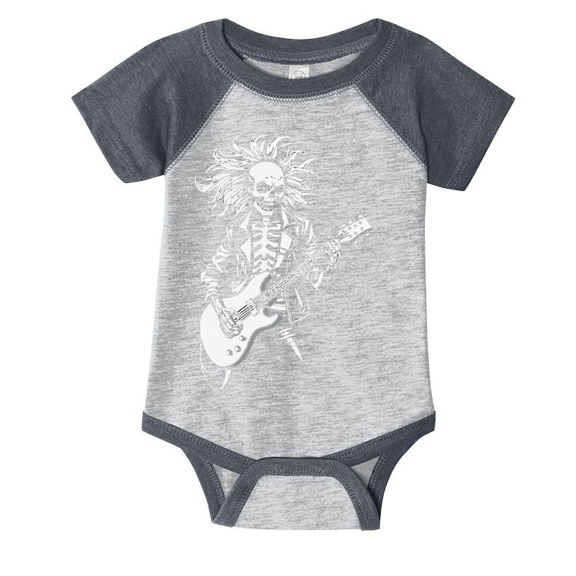 Edgy Dynamic Skeleton Infant Baby Jersey Bodysuit