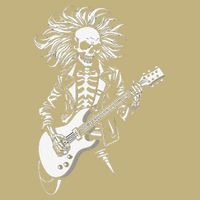 Edgy Dynamic Skeleton Tall Long Sleeve T-Shirt