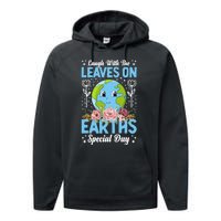 Earth Day Special Laugh With The Leaves On Performance Fleece Hoodie