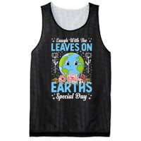 Earth Day Special Laugh With The Leaves On Mesh Reversible Basketball Jersey Tank