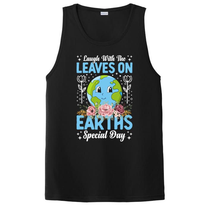 Earth Day Special Laugh With The Leaves On PosiCharge Competitor Tank