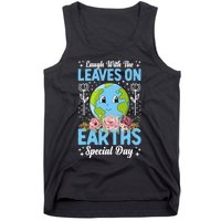 Earth Day Special Laugh With The Leaves On Tank Top