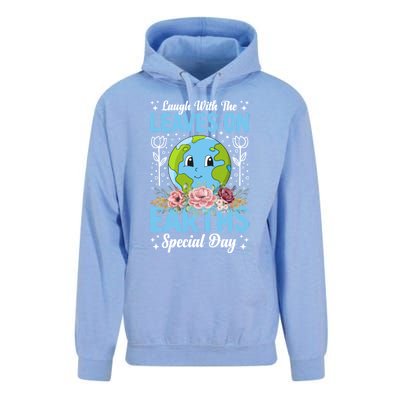 Earth Day Special Laugh With The Leaves On Unisex Surf Hoodie