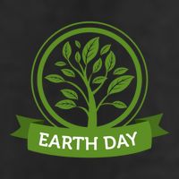 Earth Day Tree 7 Panel Mesh Trucker Snapback Hat