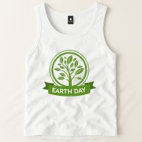 Earth Day Tree Tank Top