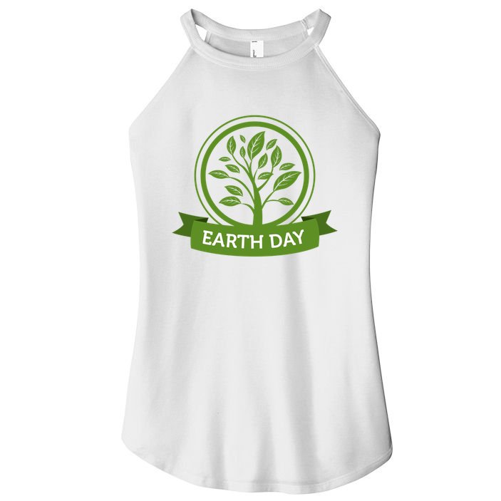 Earth Day Tree Women's Perfect Tri Rocker Tank