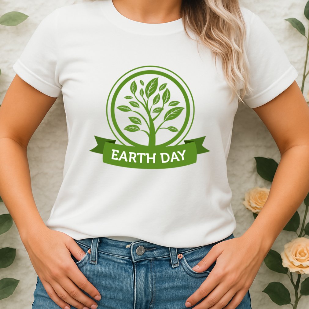 Earth Day Tree Womens T-Shirt