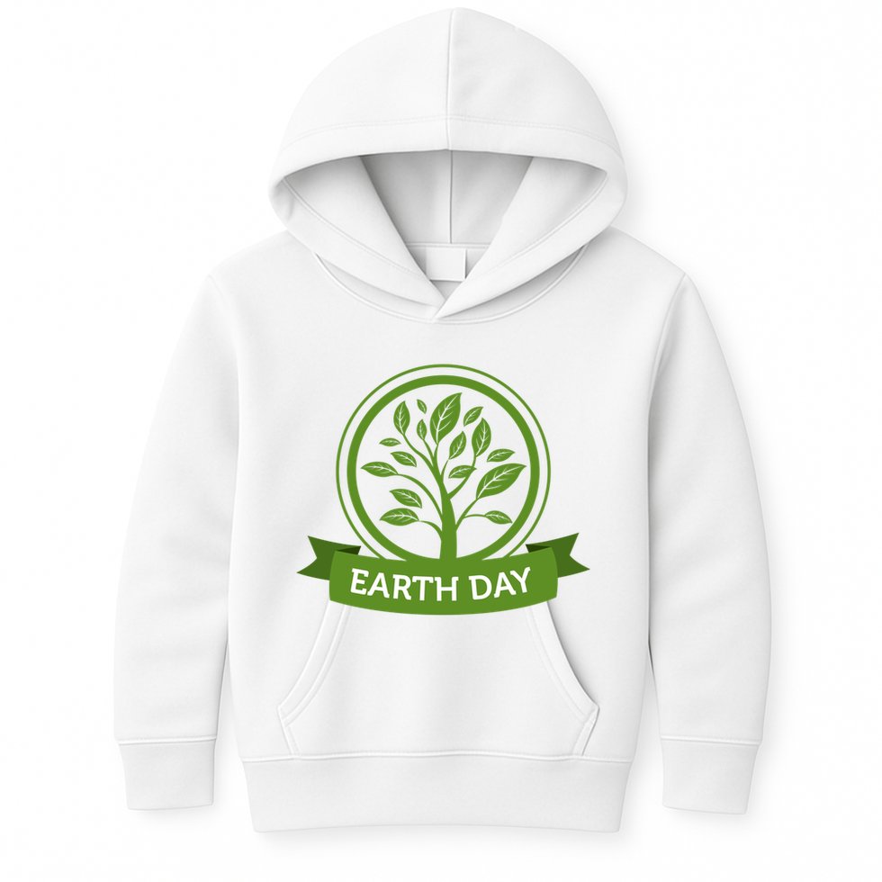 Earth Day Tree Kids Hoodie