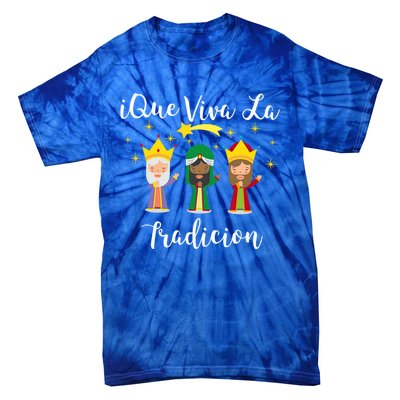 Epiphany Day Three Wise Los Reyes Magos Dia De Reyes Meaningful Gift Tie-Dye T-Shirt