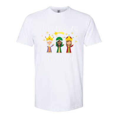 Epiphany Day Three Wise Los Reyes Magos Dia De Reyes Meaningful Gift Softstyle CVC T-Shirt