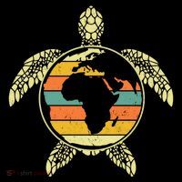 Earth Day Turtle Retro Youth Performance Sprint T-Shirt