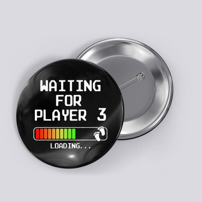 Expectant Dad To Be Gamer Pregnancy Announcement Player 3 Button