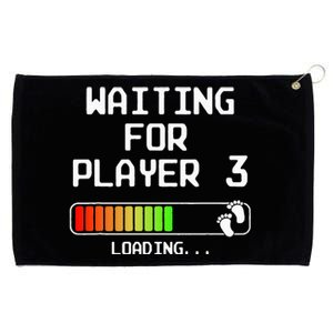 Expectant Dad To Be Gamer Pregnancy Announcement Player 3 Grommeted Golf Towel