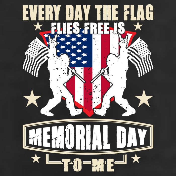 Every Day The Flag Flies Free Is Memorial Day To Me Gift Cool Comfort Performance Bucket Hat