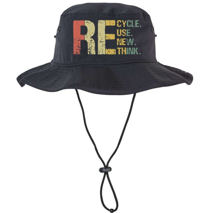 Earth Day Tee Recycle Reuse Renew Rethink Legacy Cool Fit Booney Bucket Hat