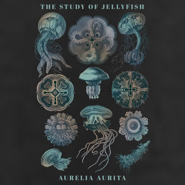 Earth Day The Study Of Jellyfish Gift 7 Panel Mesh Trucker Snapback Hat
