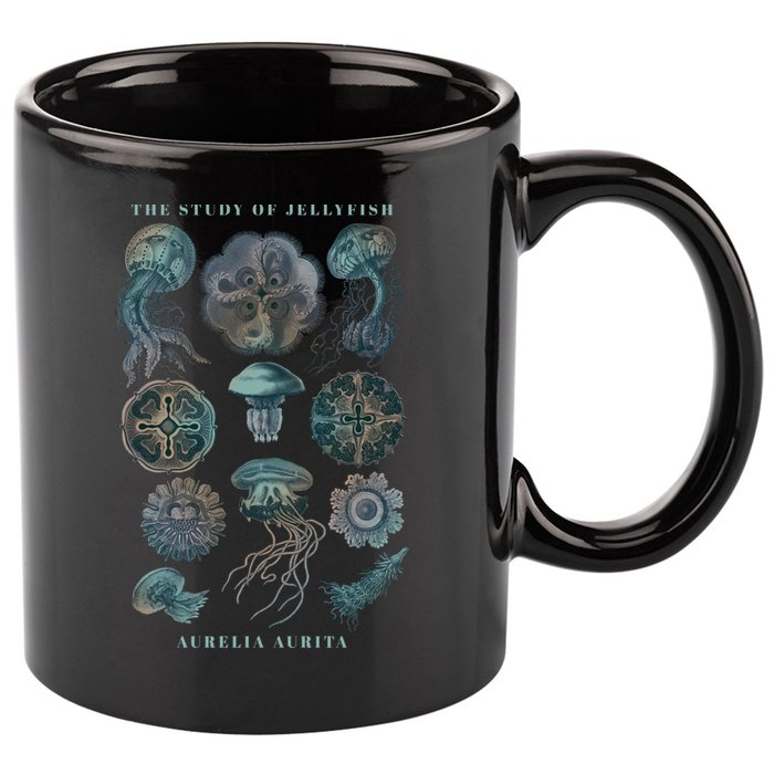 Earth Day The Study Of Jellyfish Gift 11oz C Handle Ceramic Mug
