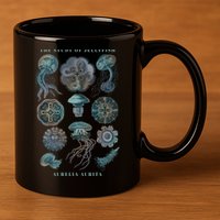 Earth Day The Study Of Jellyfish Gift 11oz C Handle Ceramic Mug