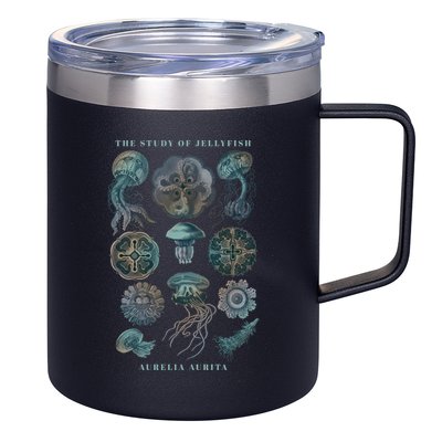 Earth Day The Study Of Jellyfish Gift 12oz Stainless Steel Coffee Mug
