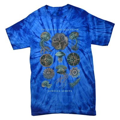 Earth Day The Study Of Jellyfish Gift Tie-Dye T-Shirt