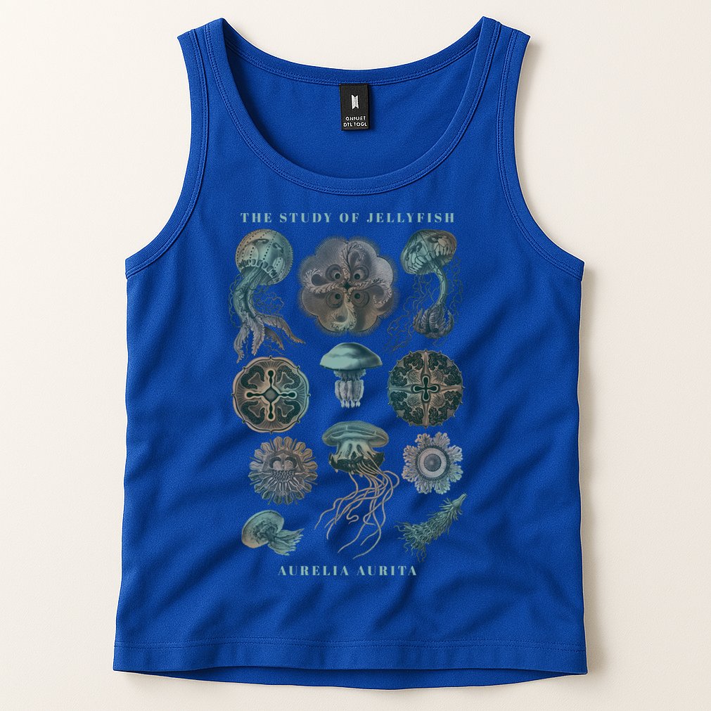 Earth Day The Study Of Jellyfish Gift Tank Top
