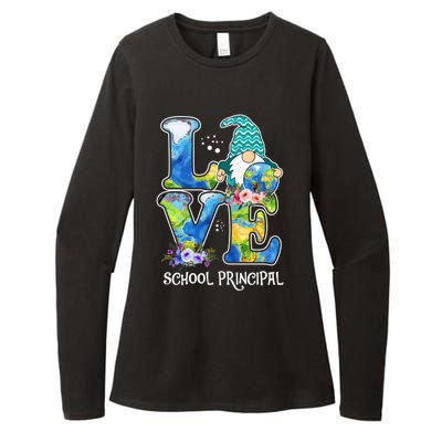 Earth Day Teacher Gnome School Principal Womens CVC Long Sleeve Shirt