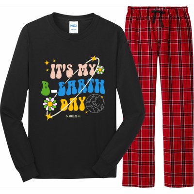 Earth Day Tee Its My Bcool Giftearth Day Funny Birthday Earth Day Gift Long Sleeve Pajama Set