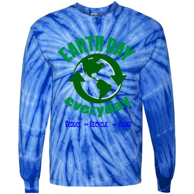 Earth Day Tee Everyday Is Earth Day Funny Gift Tie-Dye Long Sleeve Shirt