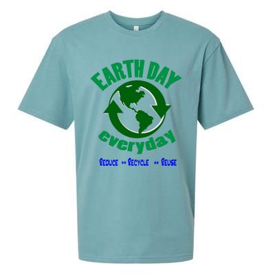 Earth Day Tee Everyday Is Earth Day Funny Gift Sueded Cloud Jersey T-Shirt