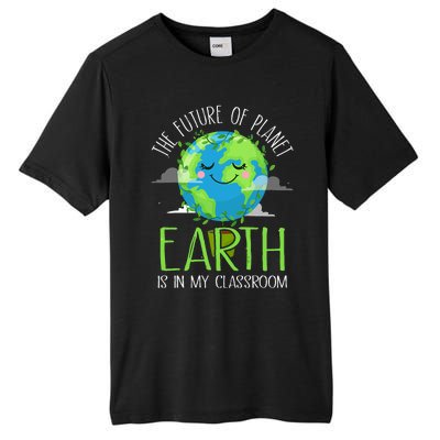 Earth Day Teachers 2024 Funny Classroom Tall Fusion ChromaSoft Performance T-Shirt