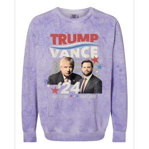 Election Donald Trump Jd Vance 2024 Colorblast Crewneck Sweatshirt