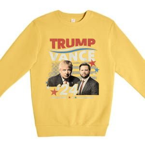 Election Donald Trump Jd Vance 2024 Premium Crewneck Sweatshirt