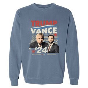 Election Donald Trump Jd Vance 2024 Garment-Dyed Sweatshirt