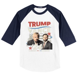 Election Donald Trump Jd Vance 2024 Baseball Sleeve Shirt