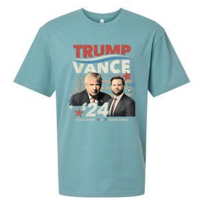 Election Donald Trump Jd Vance 2024 Sueded Cloud Jersey T-Shirt