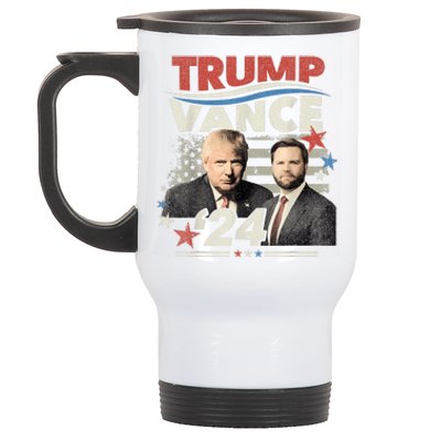 Election Donald Trump Jd Vance 2024 Stainless Steel Travel Mug