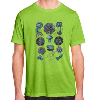 Earth Day The Study Of Jellyfish Adult ChromaSoft Performance T-Shirt