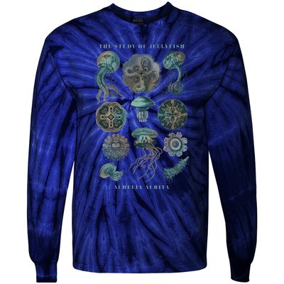 Earth Day The Study Of Jellyfish Tie-Dye Long Sleeve Shirt