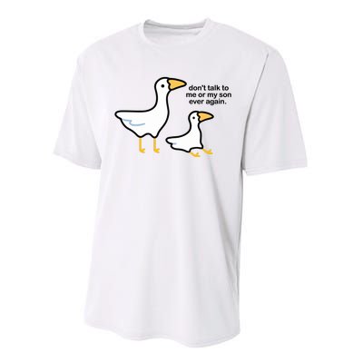 Eveoart DonT Talk To Me Or My Son Ever Again Performance Sprint T-Shirt