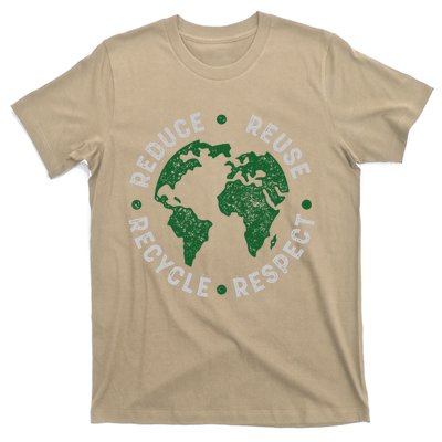 Earth Day Teacher Recycle Vintage Recycling Earth Day T-Shirt