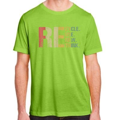 Earth Day Tee Recycle Reuse Renew Rethink Adult ChromaSoft Performance T-Shirt