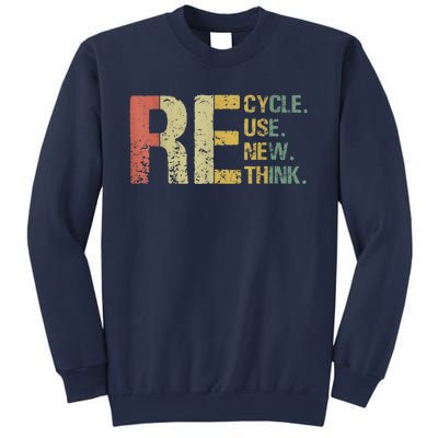 Earth Day Tee Recycle Reuse Renew Rethink Sweatshirt