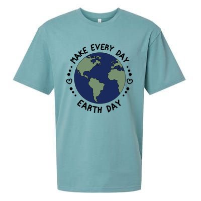 Earth Day Tee Make Everyday Earth Day Gift Planet Earth Day Gift Sueded Cloud Jersey T-Shirt