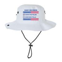 Easy Decision Trump 2024 Convicted Felon Legacy Cool Fit Booney Bucket Hat