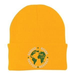 Earth Day Teacher Environment Day Recycle Earth Day Knit Cap Winter Beanie