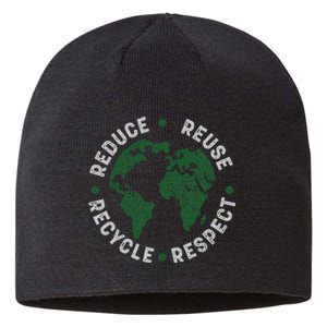 Earth Day Teacher Environment Day Recycle Earth Day Sustainable Beanie