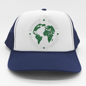 Earth Day Teacher Environment Day Recycle Earth Day Trucker Hat