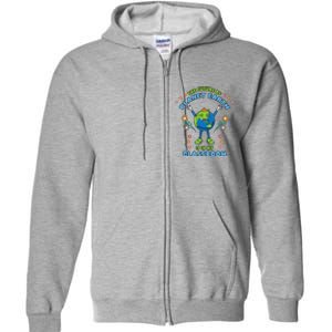 Earth Day Teacher The Future Of Earth Is In My Classroom Full Zip Hoodie