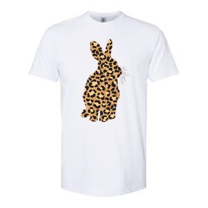 Easter Day Tee Easter Leopard Bunny Rabbit Palm Sunday Gift Softstyle CVC T-Shirt