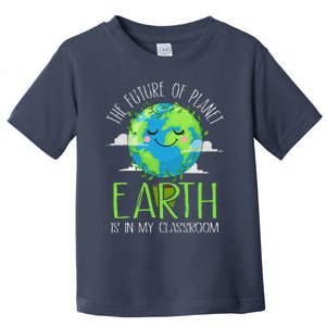 Earth Day Teachers 2024 Funny Classroom Toddler T-Shirt